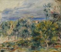 Renoir Pierre Auguste Paysage A Cagnes Ca. 1910