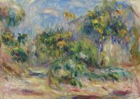 Renoir Pierre Auguste Paysage Arbore 1916 canvas print