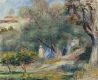 Renoir Pierre Auguste Paysage Ca. 1905 canvas print