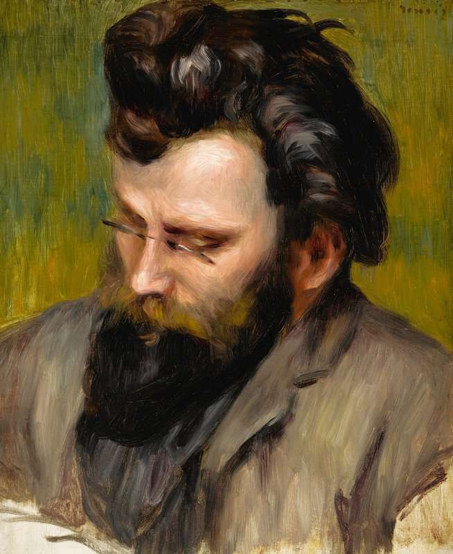Renoir Pierre Auguste Portrait De Claude Terrasse Ca. 1895 canvas print