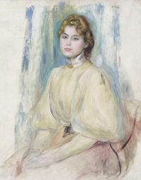 Renoir Pierre Auguste Portrait De Mademoiselle Yvonne Lerolle Ca. 1894 canvas print