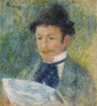 Renoir Pierre Auguste Portrait Du Baron Barbier Ca. 1877 canvas print