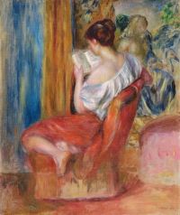 Renoir Pierre Auguste Reading Woman canvas print