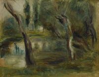 Renoir Pierre Auguste Saule Au Bord D Une Mare Ca. 1874 canvas print