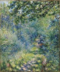 Renoir Pierre Auguste Sentier Dans Le Bois Ca. 1874 77 canvas print