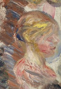 Renoir Pierre Auguste Tete De Femme 1900 canvas print