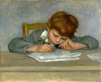 Renoir Pierre Auguste Der Sohn des Künstlers Jean Zeichnung 1901