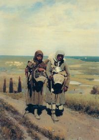 Repin Ilya Efimovich Pilgrims From The Province Of Kursk