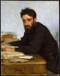 Repin Ilya Efimovich Porträt des Schriftstellers Vsevolod Mikhailovich Garshin
