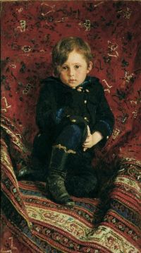 Repin Ilya Efimovich Porträt von Yury Repin, dem Sohn des Künstlers