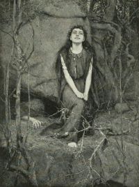 Rheam Henry Meynell Merlin And Vivien Ca. 1895 canvas print