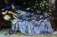 Rheam Henry Meynell Sleeping Beauty 1899 canvas print