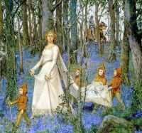 Rheam Henry Meynell The Fairy Woods 1903 canvas print