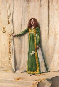 ريم هنري مينيل البوابة العاجية وطباعة قماشية ذهبية 1896