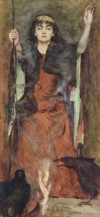 Rheam Henry Meynell The Sorceress 1898 canvas print