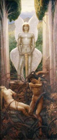 Richmond William Blake Adam And Eve Expelled From Eden Ca. 1876