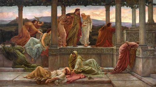 Richmond William Blake Behold The Bridegroom Cometh Or The Ten Virgins Ca. 1881 canvas print
