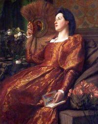 Richmond William Blake Charlotte Elizabeth Fuller Maitland Of Borwick Hall Ca. 1886