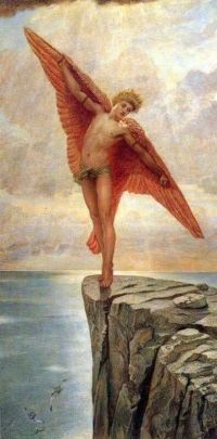 Richmond William Blake Icarus 1887 canvas print