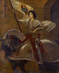 Richmond William Blake Joan Of Arc canvas print