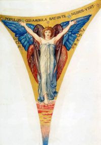 ريتشموند ويليام بليك دراسة عن ملاك لطباعة قماش كاتدرائية القديس بولس