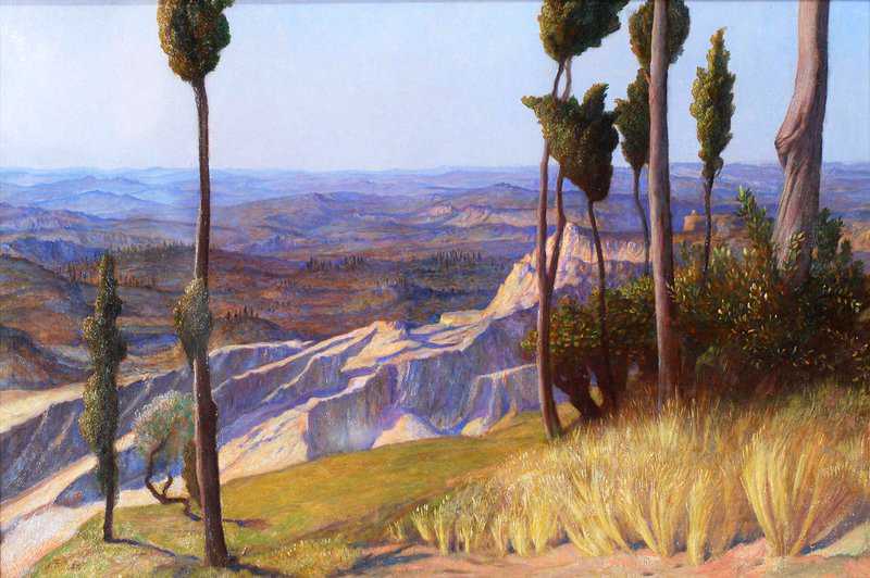 Richmond William Blake The Pisan Plain From Volterra 1892 canvas print
