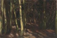 Richmond William Blake Trees 1889 canvas print