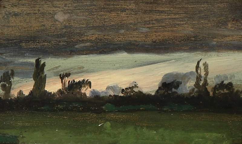 Ring Laurits Andersen Evening Landscape Near N Stved 1880 canvas print