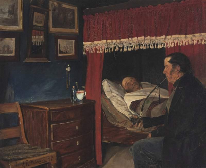 Ring Laurits Andersen Hvordan Gaar Det Gamle... 1893 canvas print