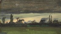 Ring Laurits Andersen Landscape Near N Stved. Evening Light 1880 canvas print