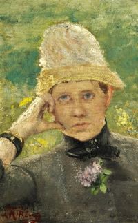 Ring Laurits Andersen Portrait Of Johanne Wilde 1890