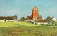 Ring Laurits Andersen The Church And The Vicarage In Hoje Tastrup