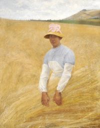 Ring Laurits Andersen Young Woman Harvesting