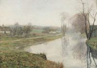 Ring Ole An Autumn River Landscape canvas print