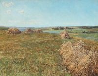 Ring Ole Landscape Near Himmelev canvas print