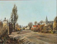 Ring Ole Mollegade In Store Magleby On Amager canvas print