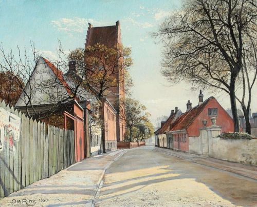 Ring Ole View From Kirkestr De In Koge 1930 canvas print