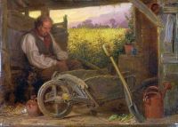 Riviere Briton The Old Gardener 1863 canvas print