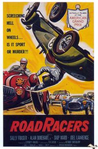 Poster del film Road Racers 1958 stampa su tela