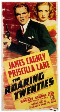 Stampa su tela del poster del film "Roaring Twenties 1939".