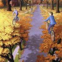 روب غونسالفيس الخريف ركوب الدراجات