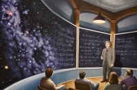 Rob Gonsalves Chalkboard Universe canvas print