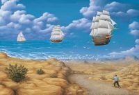 Rob Gonsalves In Search Of Sea canvas print