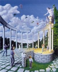Rob Gonsalves Pulling Strings canvas print