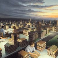 Rob Gonsalves Towers Of Knowledge