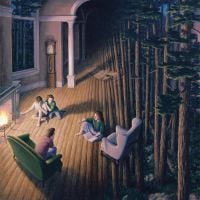 Rob Gonsalves Woods Within canvas print