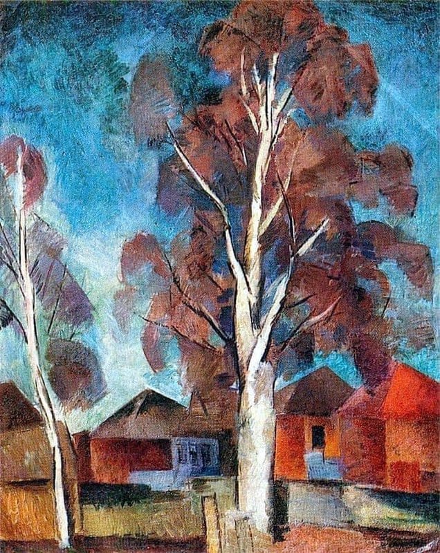 Robert Falk Birch Tree 1918 canvas print