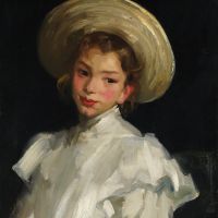 روبرت هنري فتاة هولندية باللون الأبيض 1907