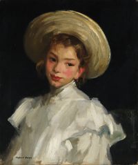 Robert Henri Holländisches Mädchen in Weiß 1907