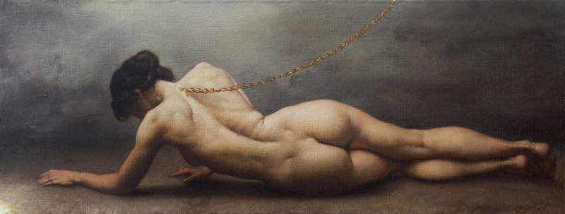 Roberto Ferri Il Cammino Della Fede   The Path Of Faith canvas print